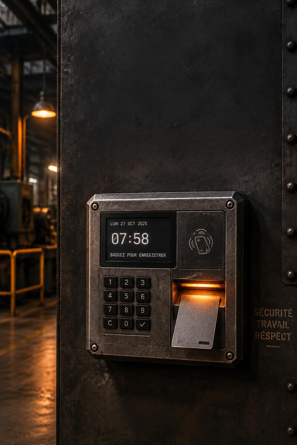 Pointeuse industrielle